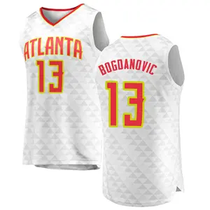 Men's Fanatics Branded Bogdan Bogdanovic Black Atlanta Hawks 2022/23 Fastbreak Jersey - City Edition