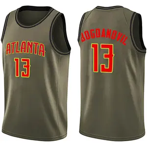 Bogdan Bogdanovic Atlanta Hawks Fanatics Authentic Game-Used #13 Red Jersey  Worn During the First Half of the Game vs. Miami Heat on April 22, 2022 -  Size 50+4