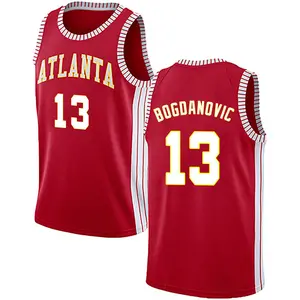 Bogdan Bogdanovic Atlanta Hawks Game-Used #13 White Jersey Worn During the  Second Half of the Game vs. Charlotte Hornets on March 16 2022