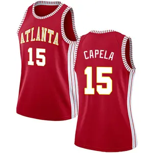 Clint Capela 15 Atlanta Hawks 2022-23 Icon Edition Red Jersey - Men Jersey  - Bluefink