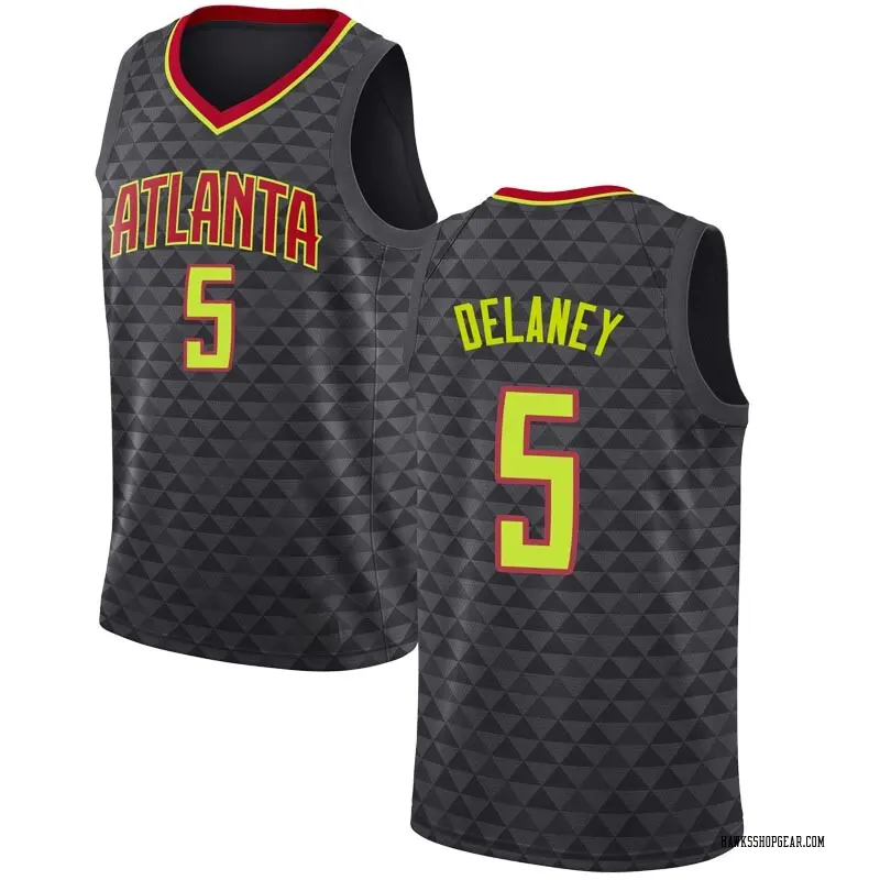 Nike Atlanta Hawks Swingman Black Malcolm Delaney Jersey - Icon Edition ...