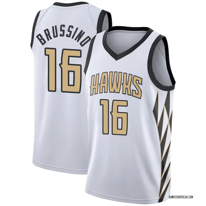 Atlanta Hawks City Jersey 2018 - Nike Atlanta Hawks White 2018/19 ...